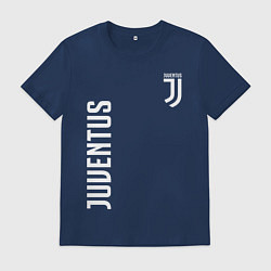 Футболка хлопковая мужская JUVENTUS, цвет: тёмно-синий