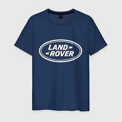Футболка хлопковая мужская LAND ROVER, цвет: тёмно-синий