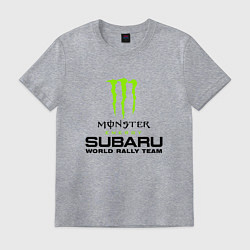 Футболка хлопковая мужская MONSTER ENERGY Z, цвет: меланж