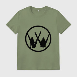 Футболка хлопковая мужская Volkswagen Z, цвет: авокадо