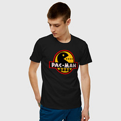 Футболка хлопковая мужская PAC-MAN, цвет: черный — фото 2
