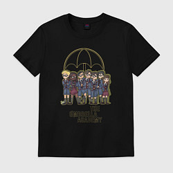 Футболка хлопковая мужская The Umbrella Academy, цвет: черный