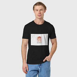 Футболка хлопковая мужская Nct taeyong, цвет: черный — фото 2