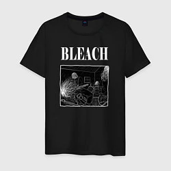 Футболка хлопковая мужская Nirvana рисунок для Альбома Bleach, цвет: черный