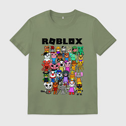 Мужская футболка ROBLOX PIGGY