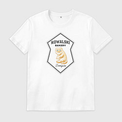 Футболка хлопковая мужская Kowalski Bakery Demiguise, цвет: белый