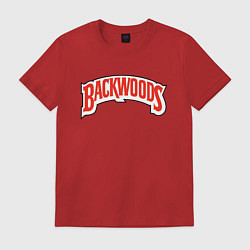 Футболка хлопковая мужская BACKWOODS, цвет: красный