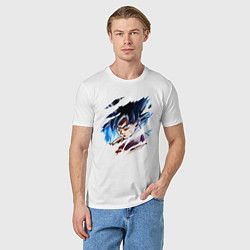 Футболка хлопковая мужская Dragon Ball, цвет: белый — фото 2
