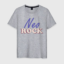 Футболка хлопковая мужская Neo Rock, цвет: меланж
