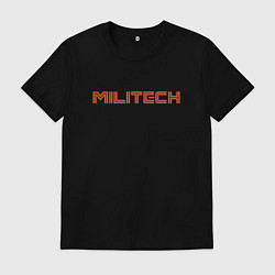 Футболка хлопковая мужская Militech, цвет: черный