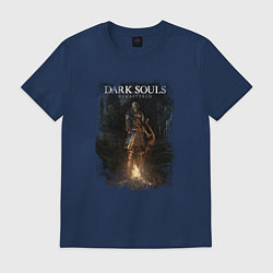 Футболка хлопковая мужская Dark Souls Remastered, цвет: тёмно-синий