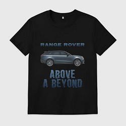 Футболка хлопковая мужская Range Rover Above a Beyond, цвет: черный