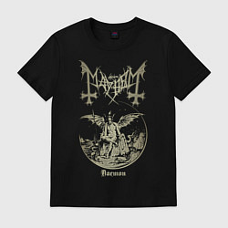 Футболка хлопковая мужская MAYHEM, цвет: черный