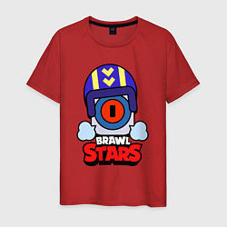 Футболка хлопковая мужская STU СТУ Brawl Stars, цвет: красный