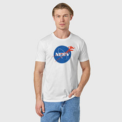 Футболка хлопковая мужская Nerv, цвет: белый — фото 2