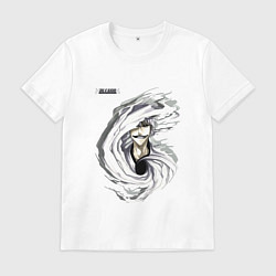 Футболка хлопковая мужская Белый Ичиго Блич, цвет: белый
