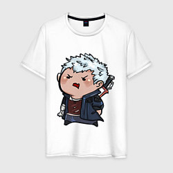 Футболка хлопковая мужская Baby Nero, цвет: белый
