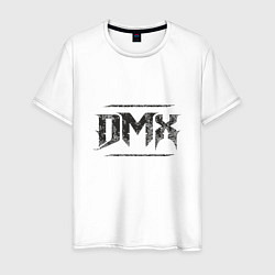 Футболка хлопковая мужская DMX Black, цвет: белый