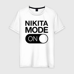 Футболка хлопковая мужская Nikita Mode On, цвет: белый