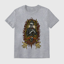 Футболка хлопковая мужская Король и шут, цвет: меланж