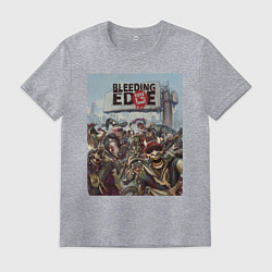 Футболка хлопковая мужская Bleeding Edge, цвет: меланж