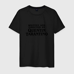Футболка хлопковая мужская Quentin Tarantino, цвет: черный