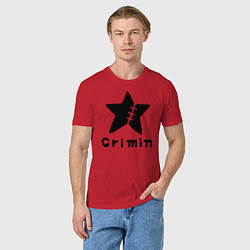 Футболка хлопковая мужская Crimin бренд One Piece, цвет: красный — фото 2