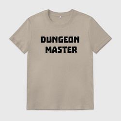 Футболка хлопковая мужская Dungeon Master, цвет: миндальный