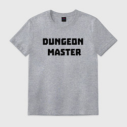 Футболка хлопковая мужская Dungeon Master, цвет: меланж