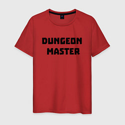 Футболка хлопковая мужская Dungeon Master, цвет: красный