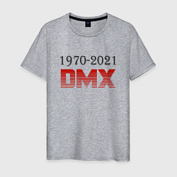 Футболка хлопковая мужская Peace DMX, цвет: меланж