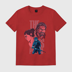 Футболка хлопковая мужская The Last of Us Part II, цвет: красный