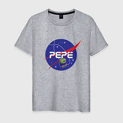 Футболка хлопковая мужская Pepe Pepe space Nasa, цвет: меланж