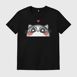 Футболка хлопковая мужская Котя влюбился, цвет: черный