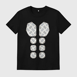 Футболка хлопковая мужская Sabaton - Рыцарские доспехи, цвет: черный