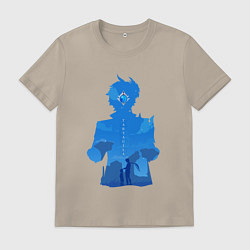 Футболка хлопковая мужская Чайльд Тарталья Tartaglia, цвет: миндальный