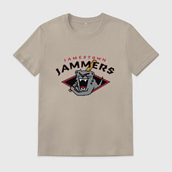 Футболка хлопковая мужская Charleston River Dogs, цвет: миндальный