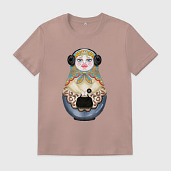 Мужская футболка Современная матрешка