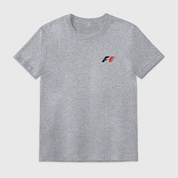 Футболка хлопковая мужская F-1 MINI LOGO, цвет: меланж