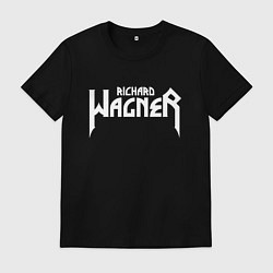 Футболка хлопковая мужская Вагнер, цвет: черный
