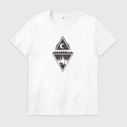 Мужская футболка Бег со злым медведем