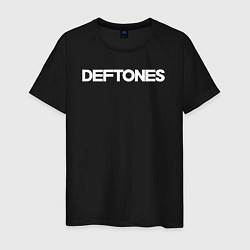 Футболка хлопковая мужская Deftones hard rock, цвет: черный
