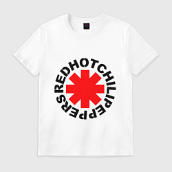 Футболка хлопковая мужская Peppers logo, цвет: белый