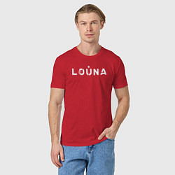 Футболка хлопковая мужская Лоуна louna 1984, цвет: красный — фото 2