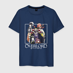 Футболка хлопковая мужская Оверлорд Overlord, цвет: тёмно-синий