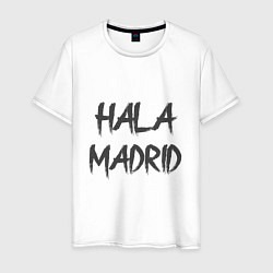 Футболка хлопковая мужская Hala - Madrid, цвет: белый
