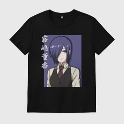 Футболка хлопковая мужская Тоука Rabbit, цвет: черный