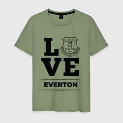 Футболка хлопковая мужская Everton Love Классика, цвет: авокадо