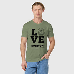 Футболка хлопковая мужская Everton Love Классика, цвет: авокадо — фото 2