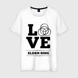 Футболка хлопковая мужская Elden Ring Love Classic, цвет: белый